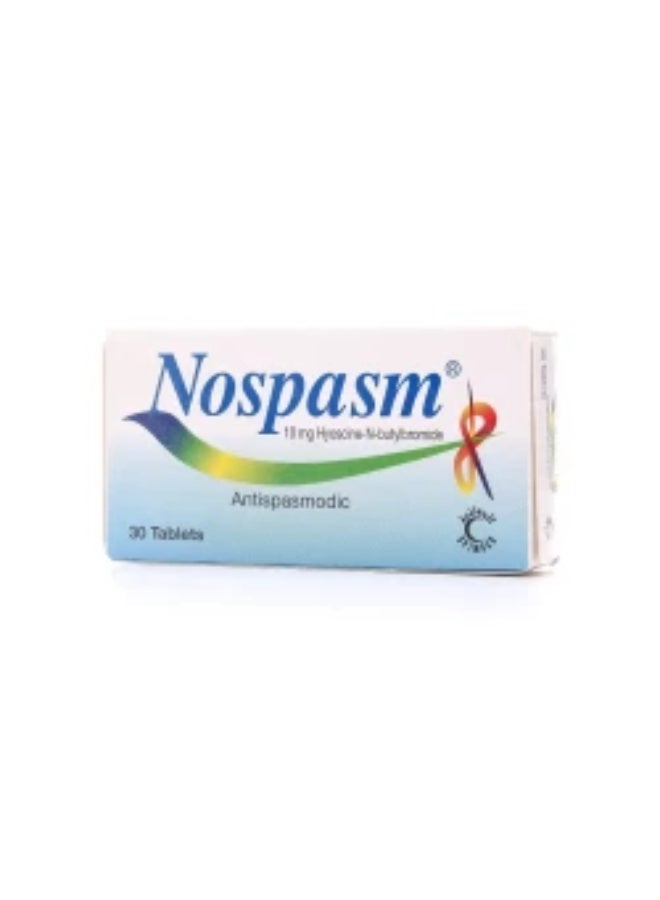 Nospasm 10  MG Tablet 30 Pcs - Image 1