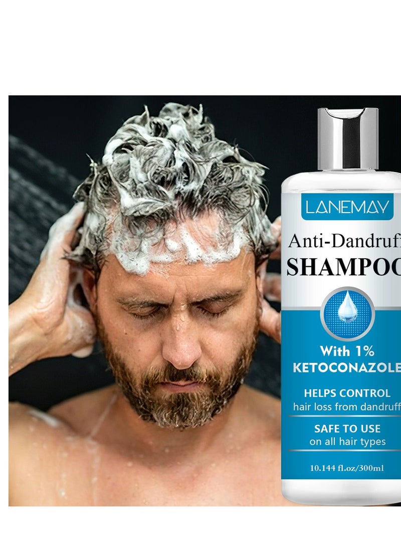 LANEMAY Anti Dandruff Shampoo – Scalp Relief Deep Cleansing Shampoo, Fine Rich Foam Easy Rinse & Oil Control - Image 1