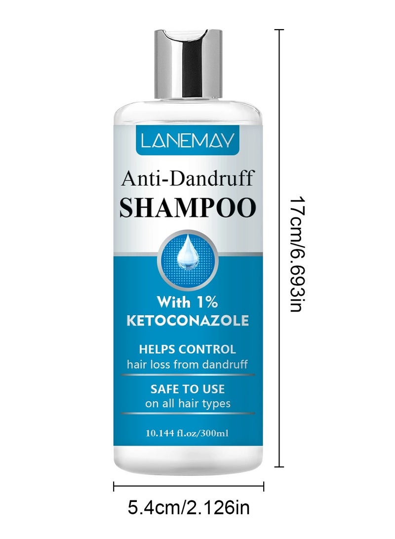 LANEMAY Anti Dandruff Shampoo – Scalp Relief Deep Cleansing Shampoo, Fine Rich Foam Easy Rinse & Oil Control - Image 2