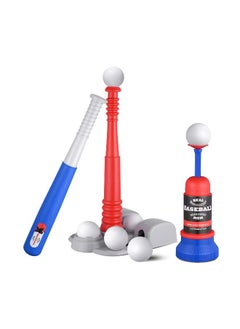 Generic Tee Ball Set for Kids 3-12, Kids Baseball Tee, T-Ball Set for Toddlers 2-6, 6 Balls, Teeball Batting Tee, Pitching Machine, Nice Gift Outdoor Sport Toy Games for Kids 3-12 Years Boys & Girls  - Image 1