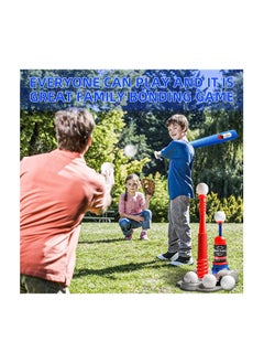 Generic Tee Ball Set for Kids 3-12, Kids Baseball Tee, T-Ball Set for Toddlers 2-6, 6 Balls, Teeball Batting Tee, Pitching Machine, Nice Gift Outdoor Sport Toy Games for Kids 3-12 Years Boys & Girls  - Image 3