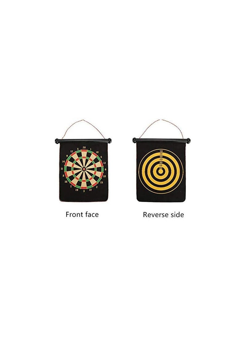 DeloPik - Flocking Magnetic Dart Board Double-sided Darts Plate Parent-child Fun Interaction Toys - Image 1