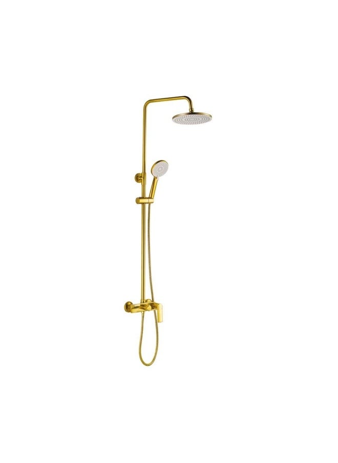 DANUBE HOME Milano Melz Bath Shower with Rod & Rain Shower Complete Set  - Image 1