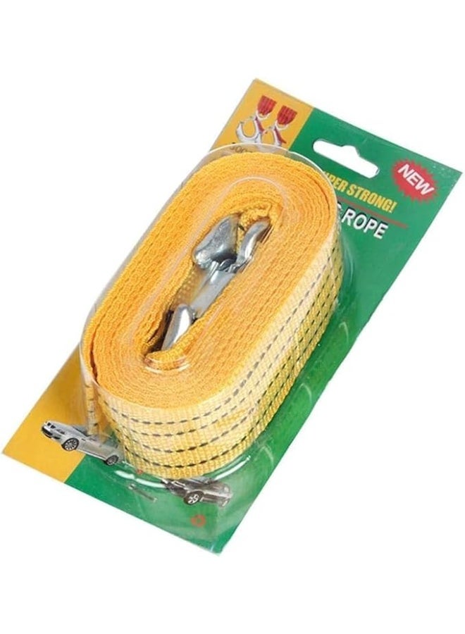 Heavy-Duty Steel Wire Towing Rope - High-Strength Emergency Recovery Cable with Reinforced Safety Hooks - Reliable Hauling Line for Cars and SUVs - Image 1