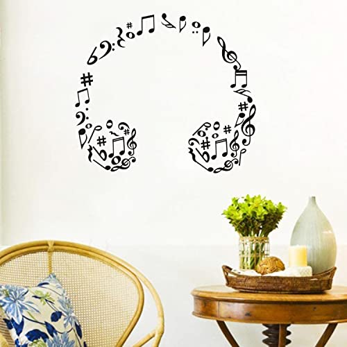 IARTTOP ARTTOP Musical Note Wall Decals,Creative Music Notes Removable Vinyl Wall Stickers for Classroom Kids Room Music Studio Decoration - Image 4