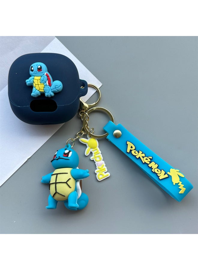 Suitable For Sound Wide Anker Soundcore Liberty4NC Wireless Bluetooth Headset Protective Case Cartoon Soft Case-Color:08+pendant-Model:Soundcore Liberty 4 Pro  - Image 1