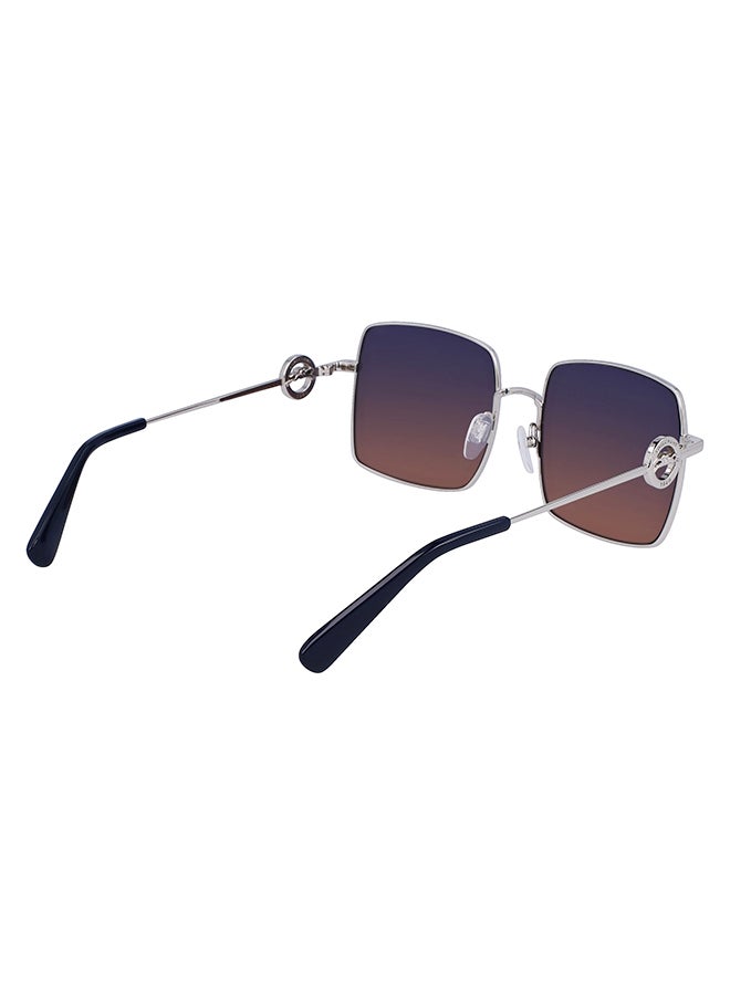 Longchamp نظارة شمسية مربعة للنساء مع حماية من الأشعة فوق البنفسجية - LO162S-719-5518 - مقاس العدسة: 55 مم  - Image 5