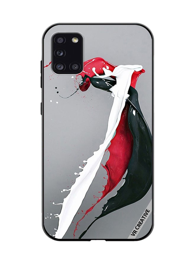 VR CREATIVE Protective Case Cover For Samsung Galaxy A31 Layers Design Multicolour - Image 1
