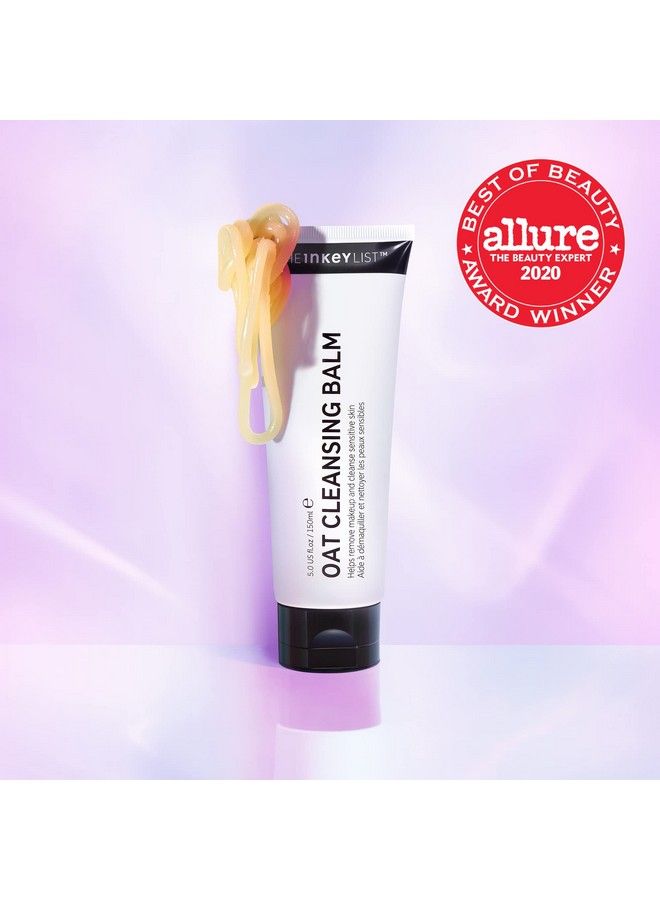 The INKEY List Oat Cleansing Balm Rich Balm Removes Makeup And Impurities Reduces Redness 5.0 Fl Oz - Image 3