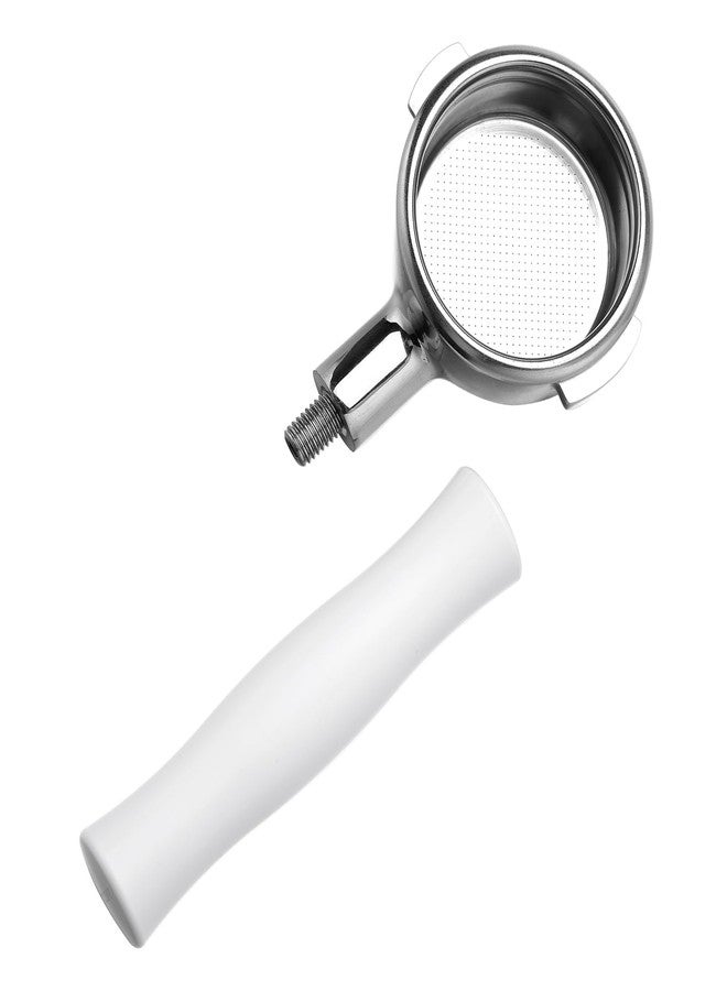 Normcore 58mm Bottomless Portafilter Fits La Marzocco, Naked Portafilter with 18g Basket Included, Anodized Aluminum Ergonomic Handle, Espresso Extraction Tool, White - Image 3