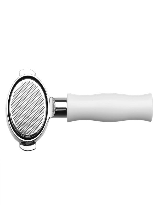 Normcore 58mm Bottomless Portafilter Fits La Marzocco, Naked Portafilter with 18g Basket Included, Anodized Aluminum Ergonomic Handle, Espresso Extraction Tool, White - Image 5