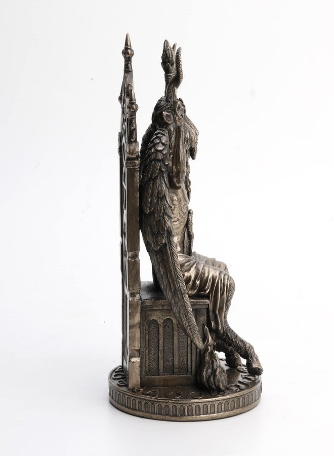 Veronese Design 9 1/2 Inch Statue of Baphomet Resin Statue Antique Bronze Occult Gift - Image 4