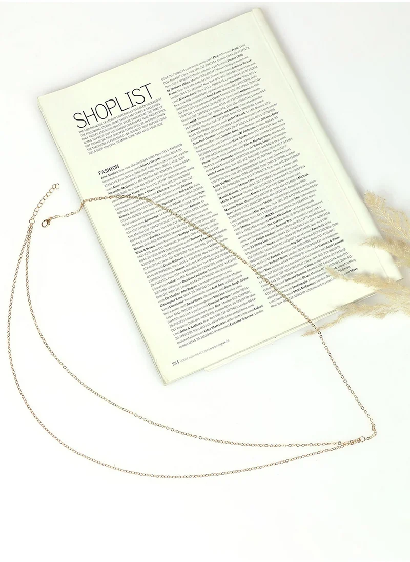 صوص هاوت Gold-Toned Textured Belt
