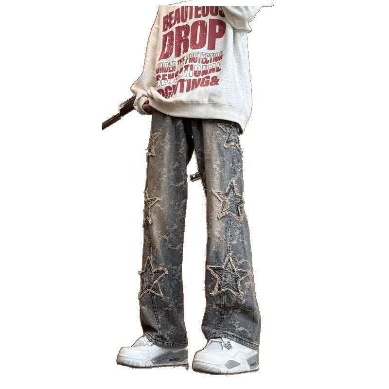 Unisex Casual Daily Denim Jeans - Image 5