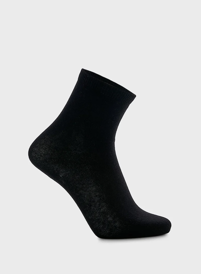mothercare Black/Grey Socks - 7 Pack