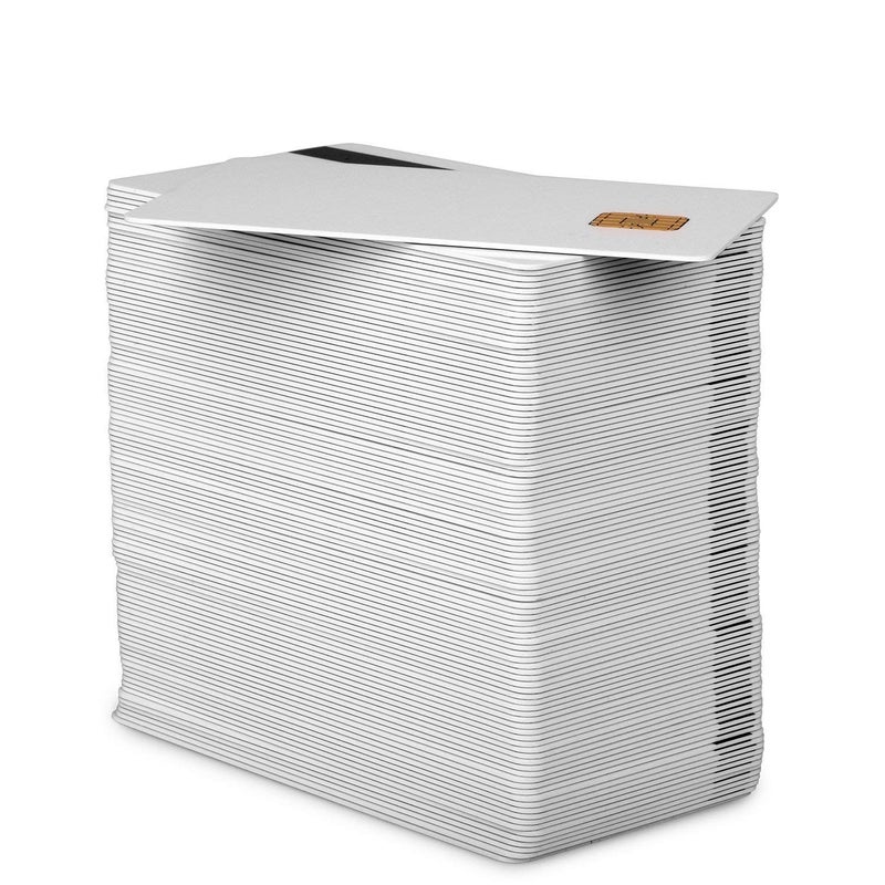 Bodno J2A040 Chip Java Jcop Cards W/Hico 2 Track Mag Stripe Jcop21-36K - 10 Pack White with Black Mag - Image 4