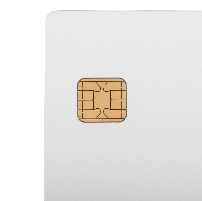 Bodno J2A040 Chip Java Jcop Cards W/Hico 2 Track Mag Stripe Jcop21-36K - 10 Pack White with Black Mag - Image 2