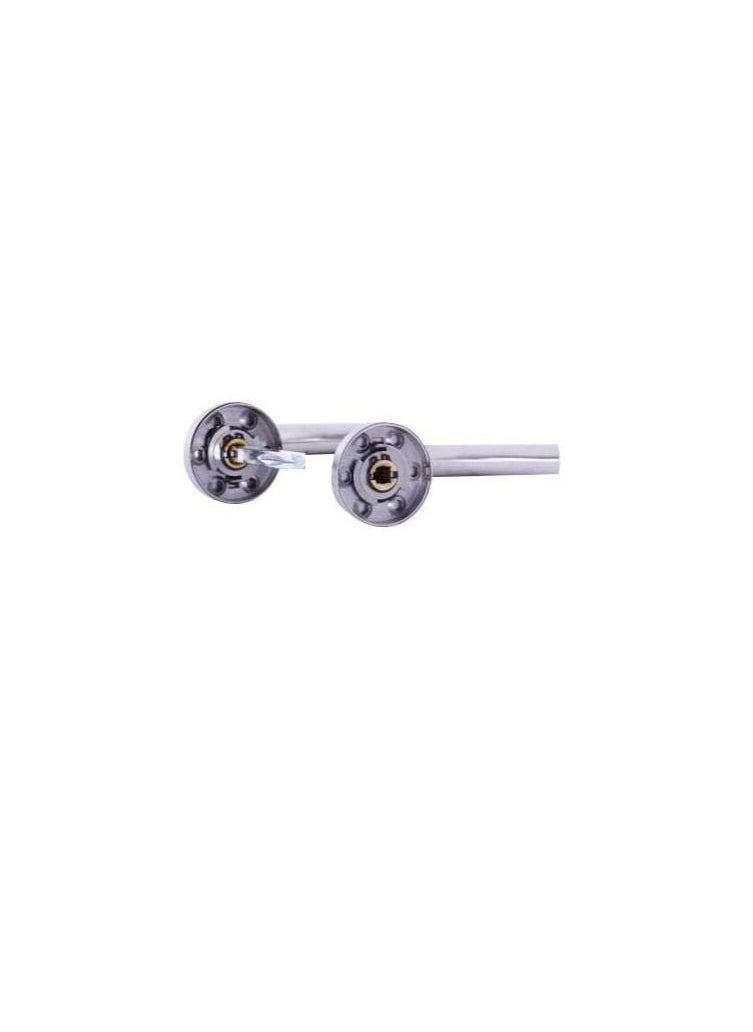 GEEPAS Geepas GHW65040 Mortise Rosette Tubular Handle 19mm - Door Handles | Firm Grasp | Rotate Door Lock | Interior | Satin Nickel Finish | 304 Stainless Steel | Premium Quality for All Internal Doors  - Image 3