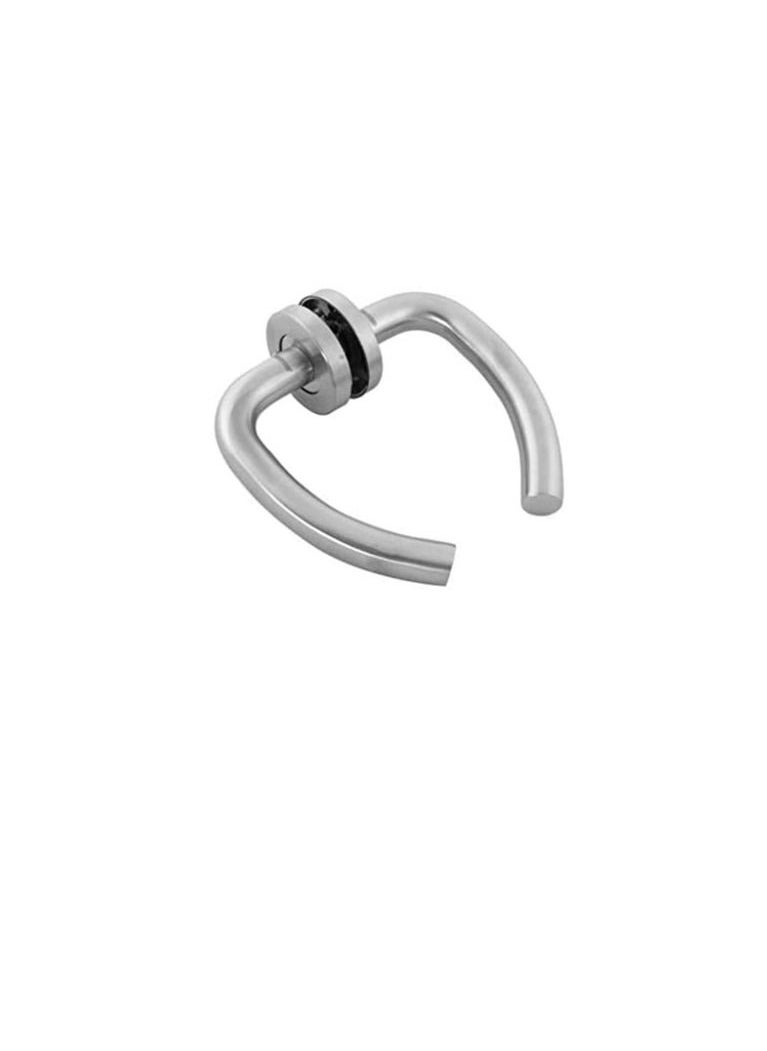 GEEPAS Geepas GHW65040 Mortise Rosette Tubular Handle 19mm - Door Handles | Firm Grasp | Rotate Door Lock | Interior | Satin Nickel Finish | 304 Stainless Steel | Premium Quality for All Internal Doors  - Image 1