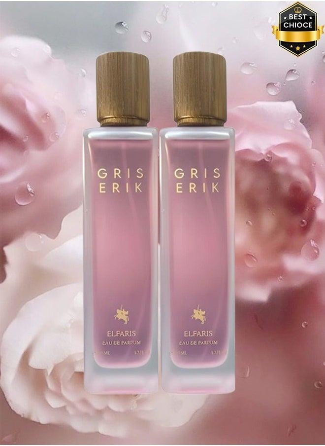 الفارس 2 قطع عطر جريس إريك للنساء 200 مل  - Image 1
