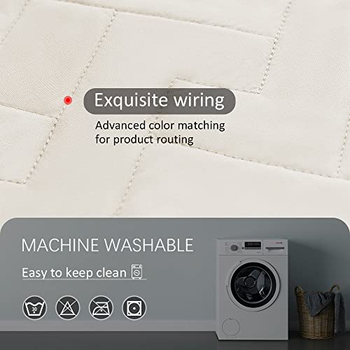 fuguitex Waterproof Dog Bed Cover Couch Cover, Anti-Slip Cat Mat Pet Pad Blanket for Sofa Chair Recliner Furniture Protrctor - Image 5