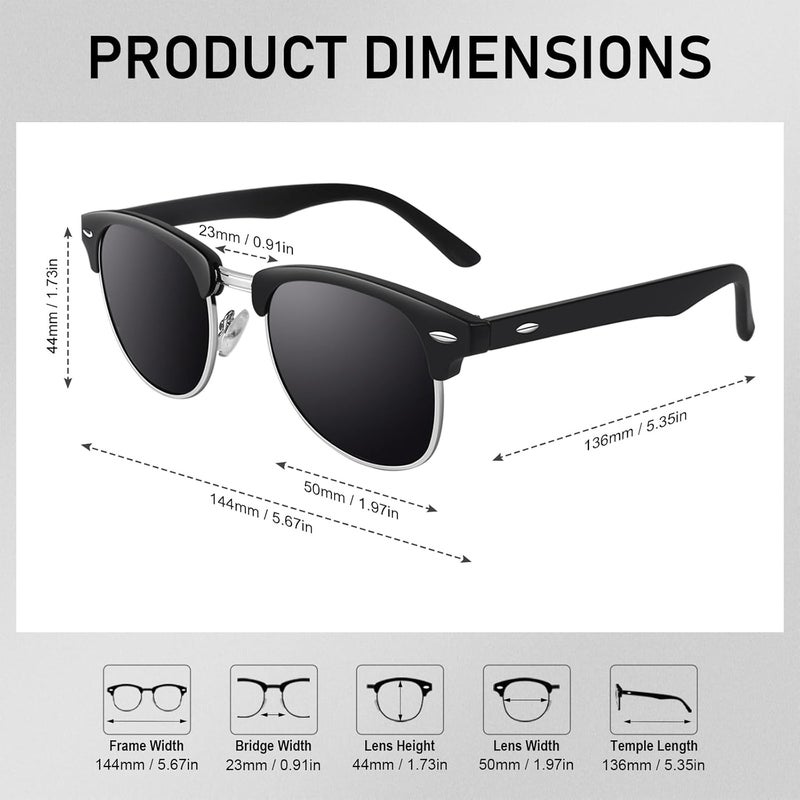 GQUEEN Polarized Sunglasses Men Womens,Flexible TR90 Frame,for Driving Fishing Cycling Hiking Golf Sports UV400 Protection - Image 5