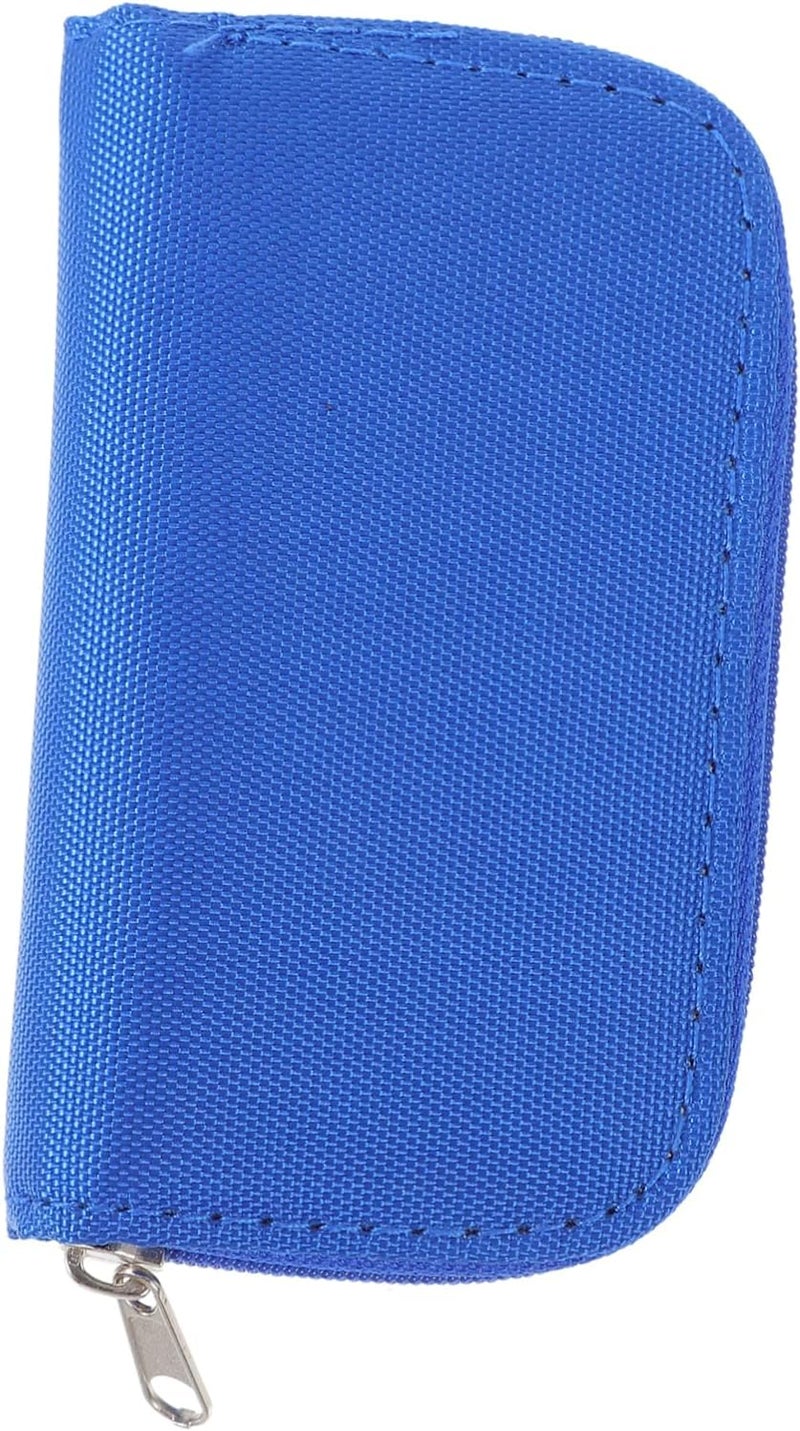 8sheets Zipper Memory Card Case Card Holder Slot Organizer Lightweight - Image 1