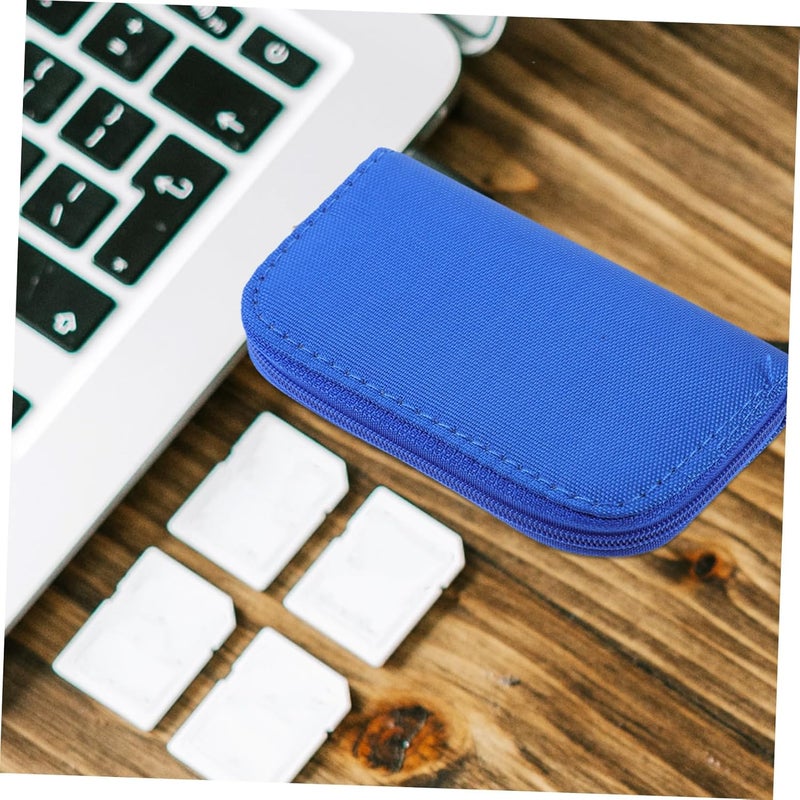 8sheets Zipper Memory Card Case Card Holder Slot Organizer Lightweight - Image 4