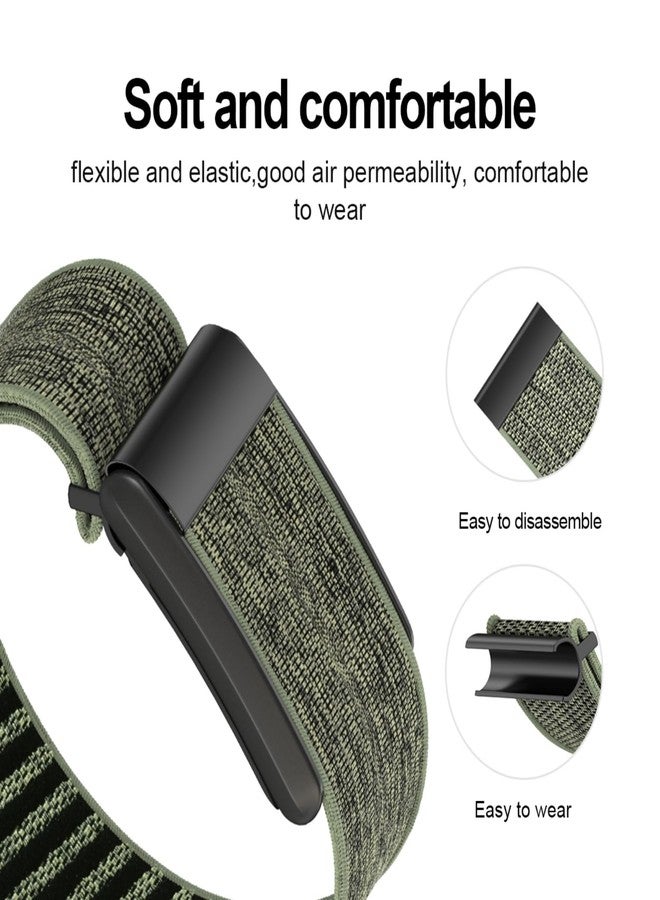 Nylon Bands Compatible with Whoop 4.0 for Women Men, Adjustable Sport Comfort Stretchy Elastic Braided Wristbands for Whoop 4.0 Wearable Health, with U Shapped Connector - Image 3