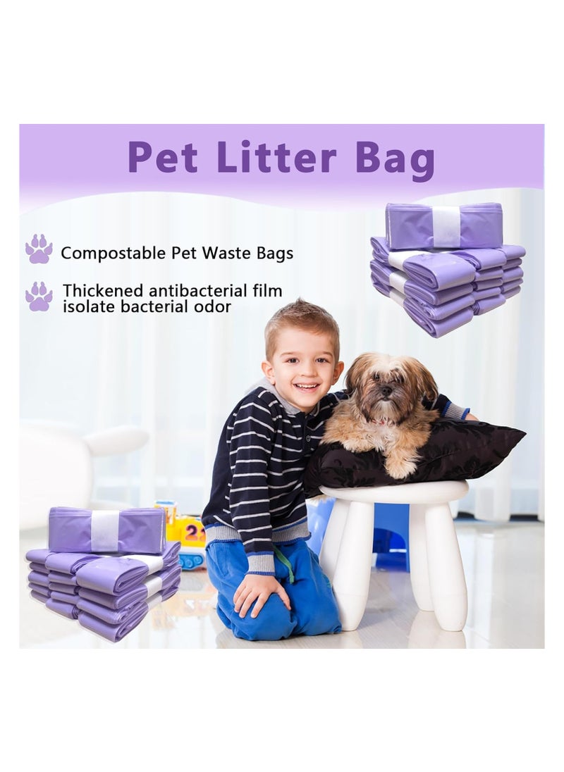 Generic - 6-piece environmentally friendly diaper box filling bag, compatible with Tommee Tippee Twist&Click, Simplee Sangenic, and Baby AngelCare diaper box liner bucket processing systems (purple) - Image 1