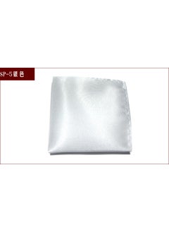 Generic Mens Formal Pocket Squares Solid Colors SP-5 Silver 
