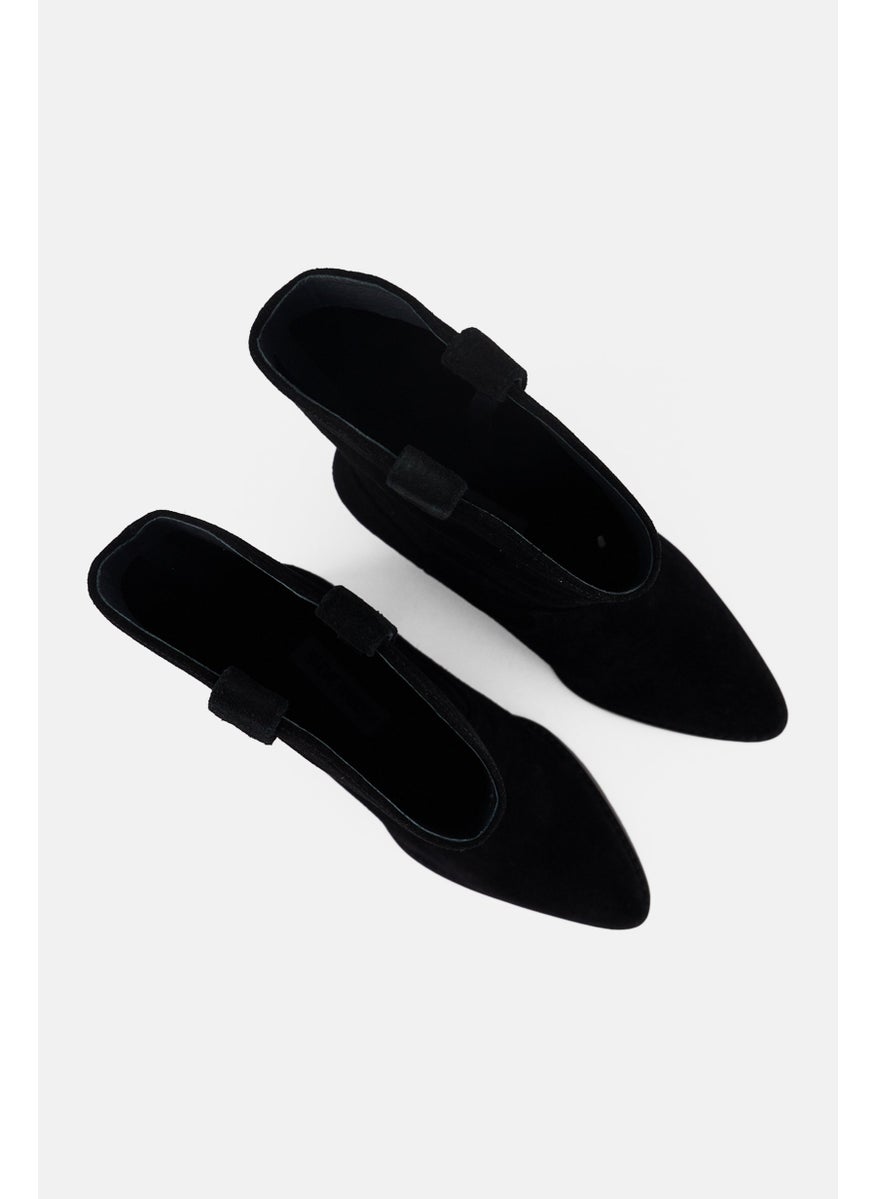 STEVE MADDEN Women Lingos Slip On Calf Length Boots, Black  - Image 4