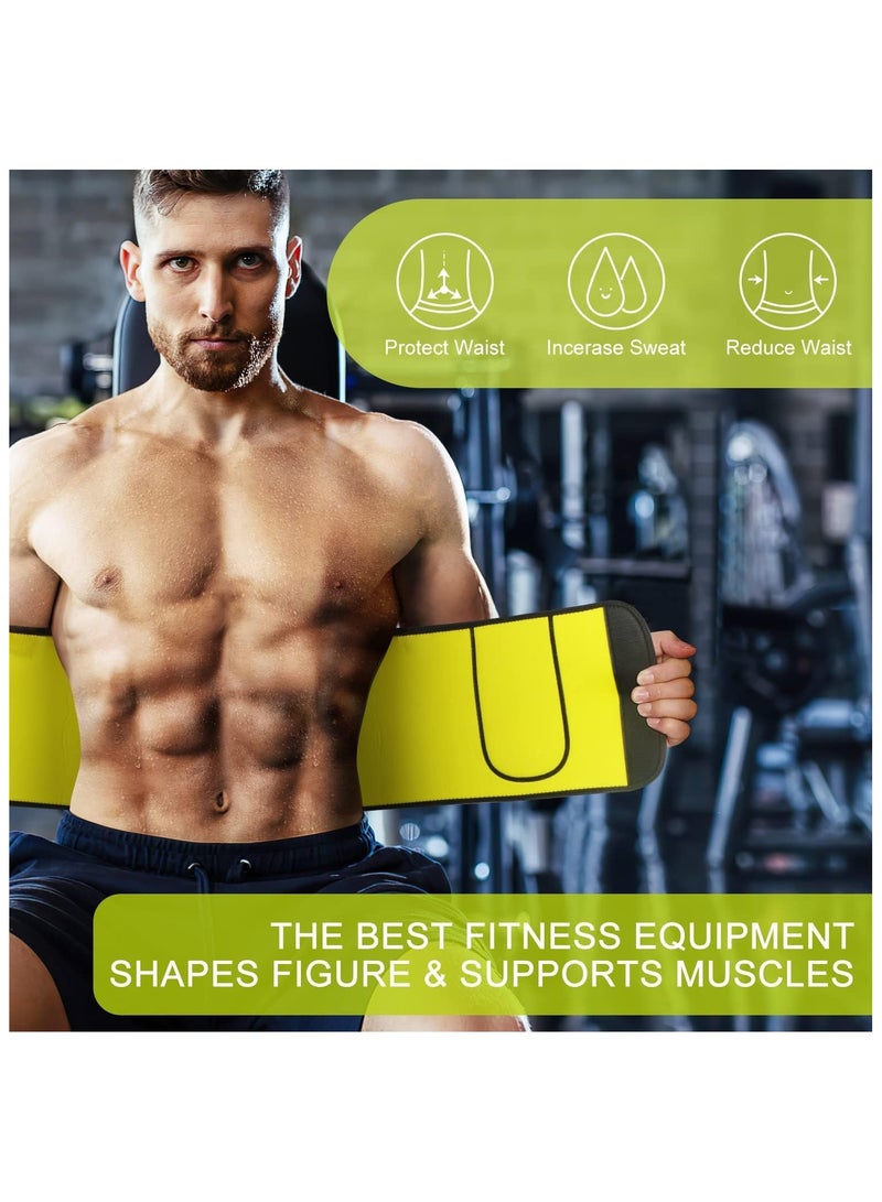 Waist Trainer Belt Back Brace, Waist Trainer Neoprene Sweat Belt, Back Support Belt Belly Fat Burner Fitness Trainer for Men Women Running and Workout Gym - Image 2