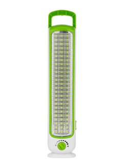 جيباس فانوس طوارئ LED عالي الطاقة مزود بلوحة شمسية، تصميم محمول وخفيف الوزن، GE53032 أخضر/أبيض  - Image 2