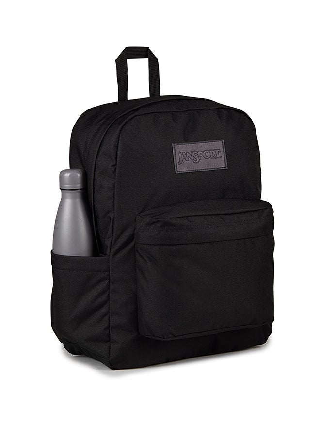 JANSPORT Super Break Plus Medium Laptop Backpack - Monochrome Black - Image 1