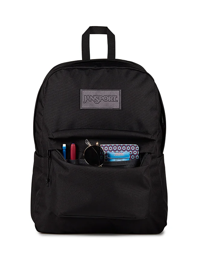 JANSPORT Super Break Plus Medium Laptop Backpack - Monochrome Black