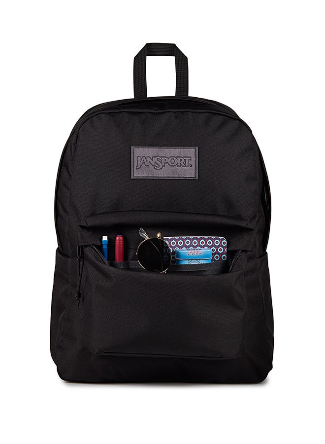 JANSPORT Super Break Plus Medium Laptop Backpack - Monochrome Black - Image 3