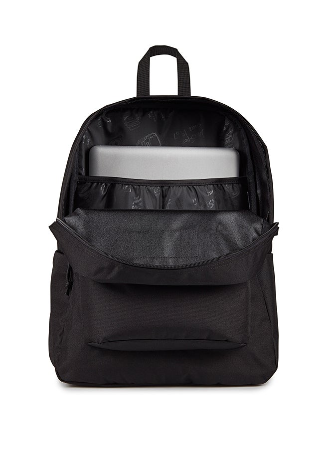 JANSPORT Super Break Plus Medium Laptop Backpack - Monochrome Black - Image 2