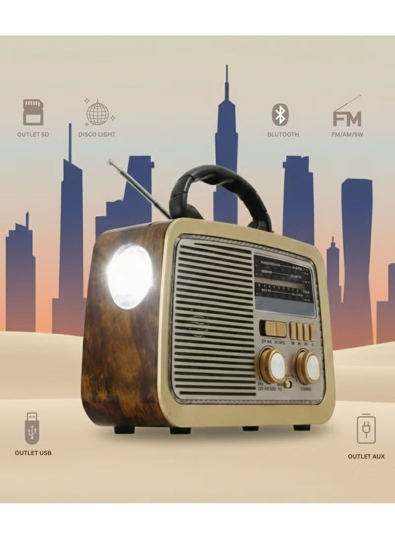HI-FI RADIO FM/AM/SW 3 BAND RADIO USB/TF/BT PLAYER - Image 5
