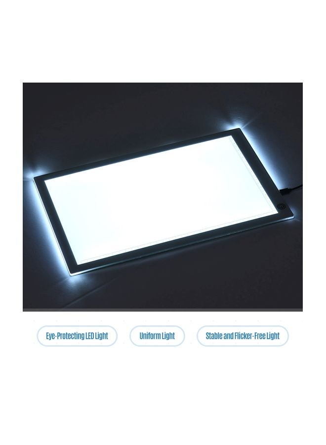 NIBEMINENT LED Light-up Drawing Board White - Image 3