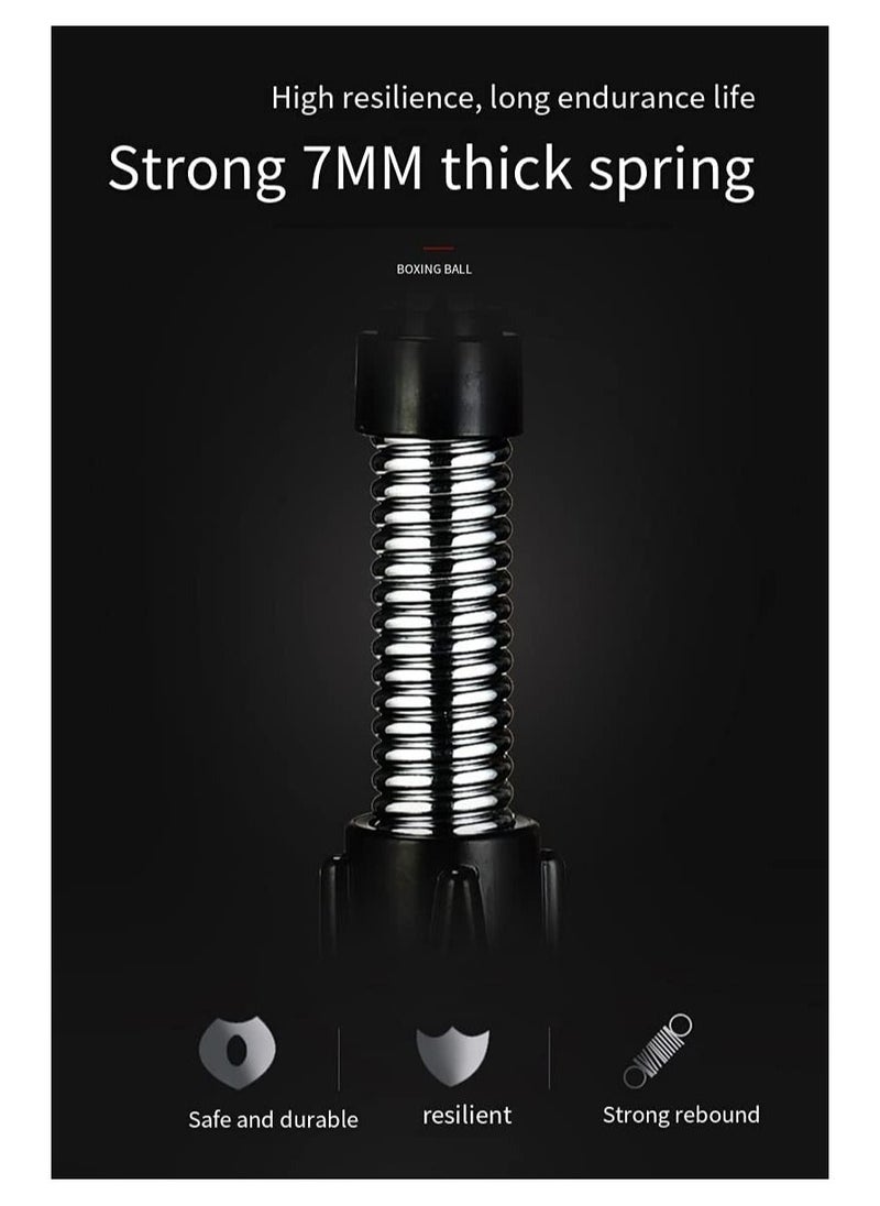 Generic Solid Boxing Ball Speed Ball Vertical Adult Children's Professional Sanda Training Equipment Sandbag Tumbler Household Reaction Target Height Adjustable…  - Image 4