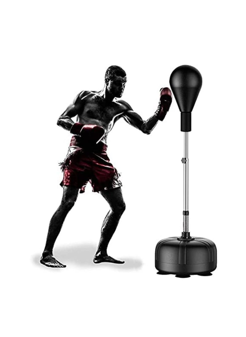 Generic Solid Boxing Ball Speed Ball Vertical Adult Children's Professional Sanda Training Equipment Sandbag Tumbler Household Reaction Target Height Adjustable…  - Image 2