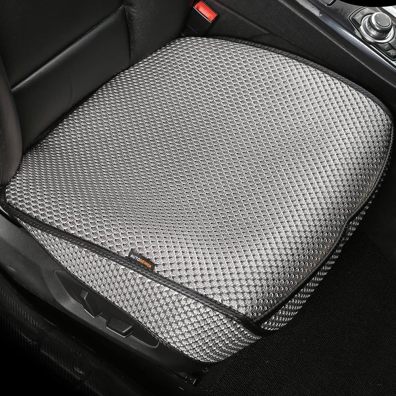 Auto Newer Breathable Universal Four Seasons Car Seat Coversï¼ŒLuxury Car Seat Cushion ï¼ŒProtectors for Front Seat Bottoms,Compatible with 95% Vehiclesï¼Œ Fit for Cars Truck SUV Sedan (Grey,1PC) - Image 1