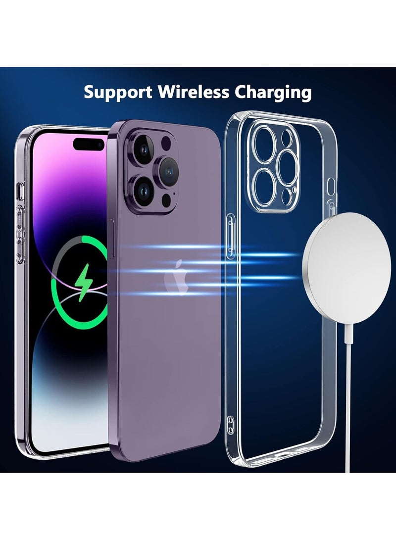 فواتير غطاء خلفي شفاف مرن ضد الصدمات لهاتف iPhone 14 PRO MAX – غطاء من TPU نحيف للحماية - Image 2