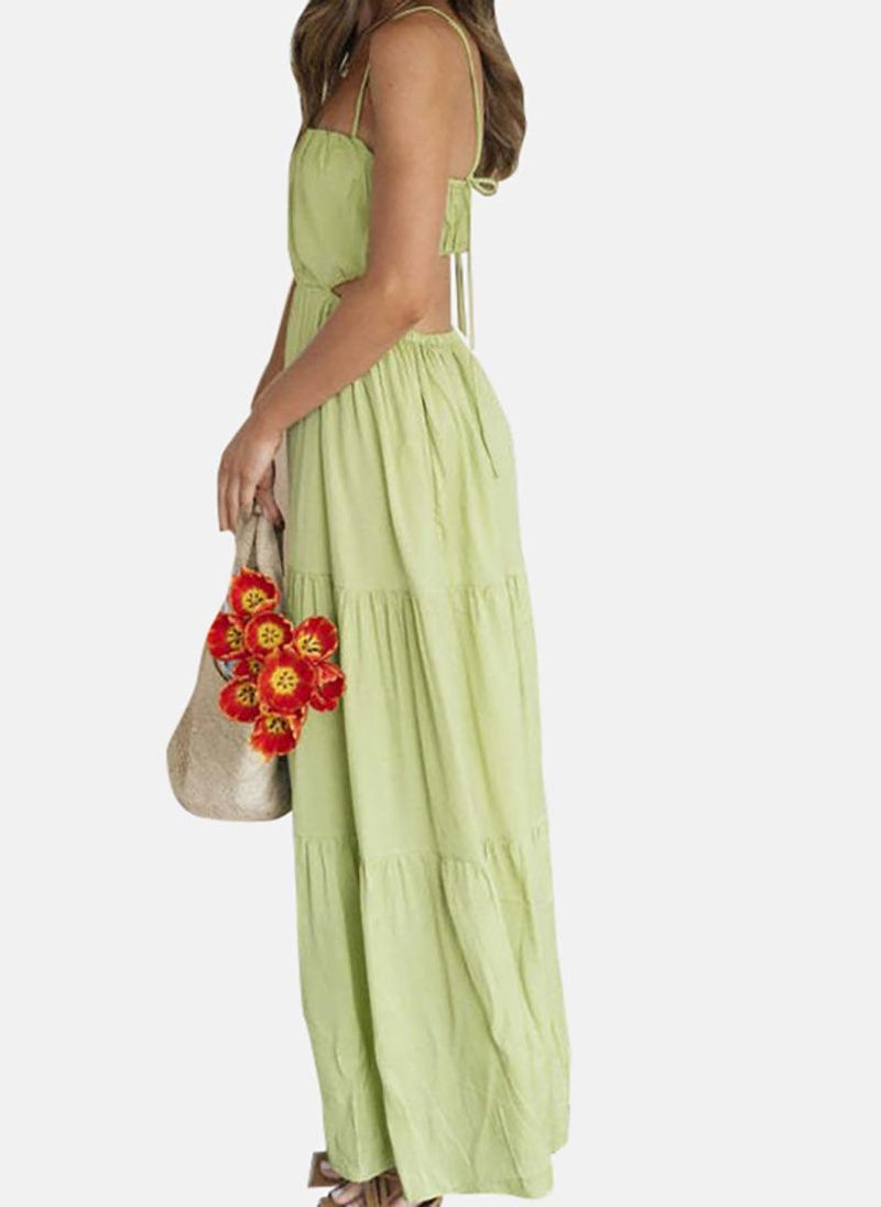 YUNIQEE Cutout Tiered Maxi Dress  - Image 3