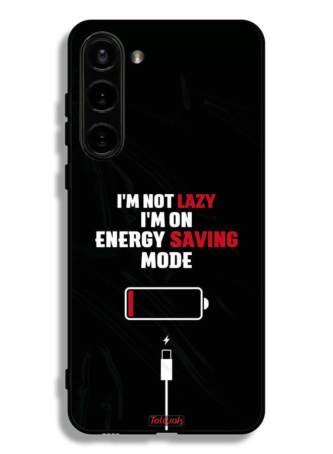 Tolwak Samsung Galaxy S23 Plus 5G Protective Case Cover I Am Not Lazy I Am On Energy Saving Mode - Image 3