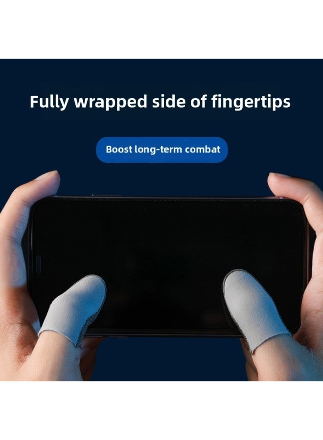 Mobile Phone Game Handle Hand Swimming Finger Sleeve King Eat Chicken Auxiliary Super God Artifact Walking Handle Manufacturers Shipped-Product Color:Carbon Fiber Black  - Image 5