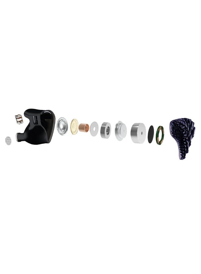 Celest Wyvern Black No External Mic HiFi In-Ear Earphones 10mm LCP Music Earbuds with Detachable 3.5mm 2-Pin Cable - Image 4