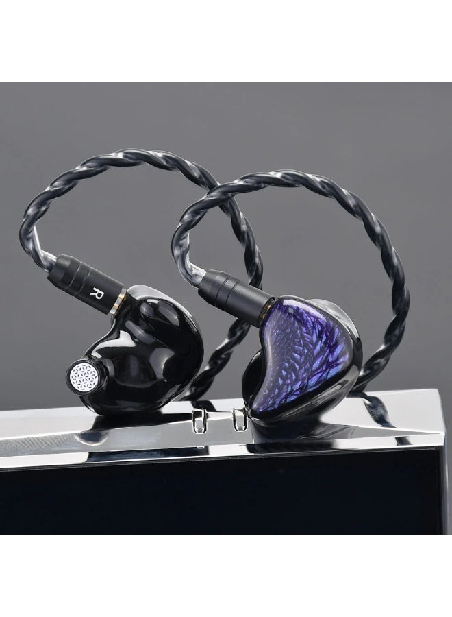 Celest Wyvern Black No External Mic HiFi In-Ear Earphones 10mm LCP Music Earbuds with Detachable 3.5mm 2-Pin Cable - Image 2
