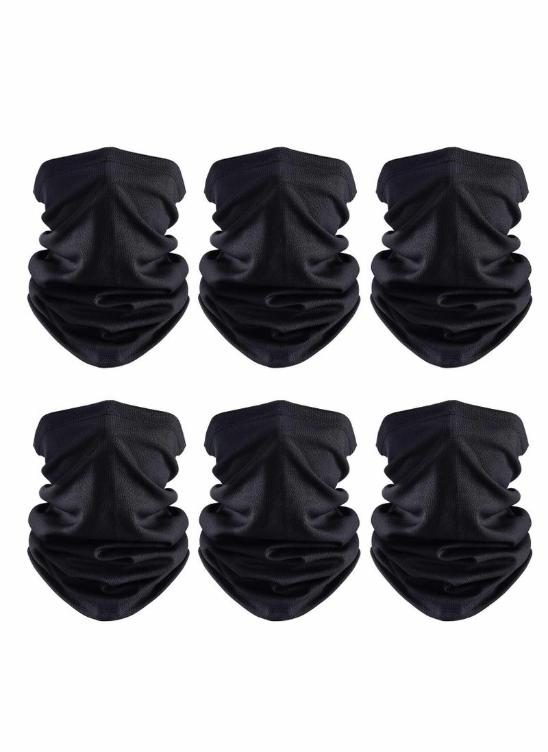 KASTWAVE - Face Cover, 6 PCS Neck Gaiter Face Mask for Women Men, Balaclava Face Breathable Bandana Sun Protection Cycling Running, Unisex Face Cover Scarf for Outdoor Sports - Image 1